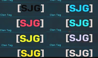 Bandera de ClanTag Color